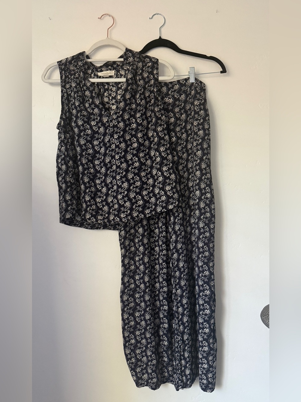 Nordstrom Navy & White Matching Set